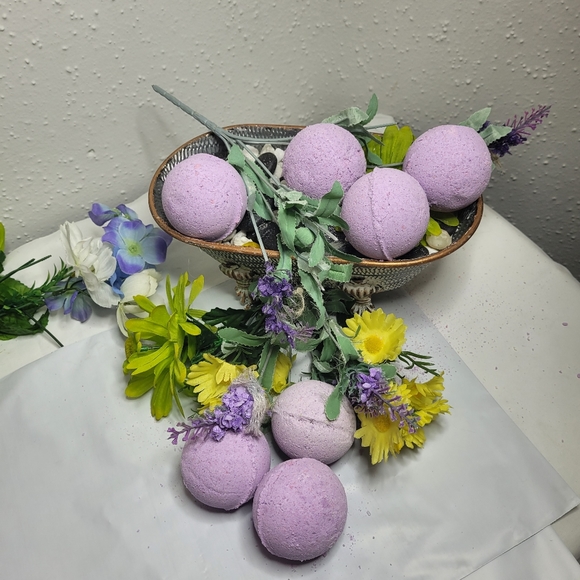5 Bath bombs heavy scented lavender - Picture 5 of 15